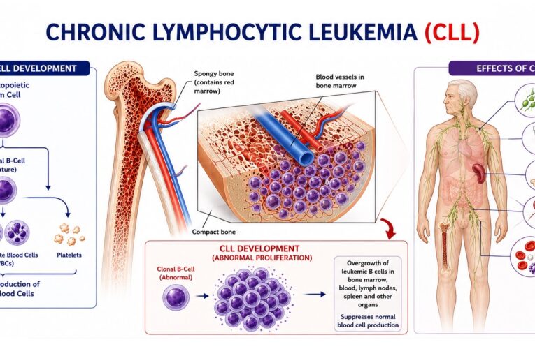 Chronic Lymphocytic Leukemia (CLL) – Sign and Symptoms, Risk Factors, Diagnosis, Complications, Treatment and Prevention 4.9 (8752)